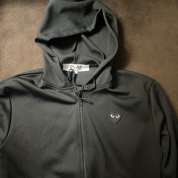 Comme des Garcons Black Zip Up Sweater - Picture 5 of 13